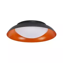 Osram - LED prigušiva stropna plafonjera ORBIS PLATE LED/35W/230V O43 cm narandžasta/crna