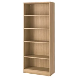 TONSTAD Biblioteka, hrastov furnir, 82x37x201 cm