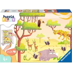 Ravensburger Puzzle&Play: Safari 2x24 kosov
