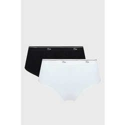MEXX Set ženskih slip gaćica, 2 komada, Crno-beli