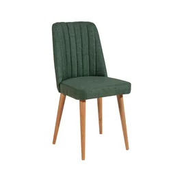 Conceptum Hypnose Trpezarijska stolica Stormi Sandalye 47x89x46cm Bež-Zelena