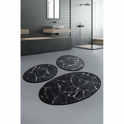 L`ESSENTIEL MAISON Prostirke Marble Black