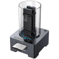 Priklopna postaja GRAUGEAR G-M2DK-CR-10G, s čitalnikom kartic, Siva