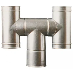 Dimna cev T fi 120mm cink Valeri