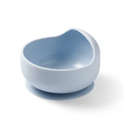 BabyOno Silikonska zdjelica s vakuumom 350 ml 6 m+, plava