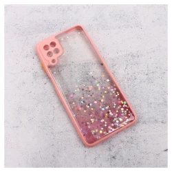 Torbica Frame Glitter za Samsung A125F Galaxy A12 roze
