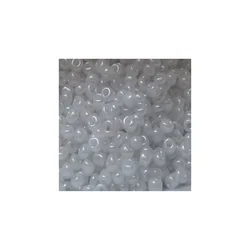 Kašaste perle (seed bead) 8/0 -3 mm pastelna bela
