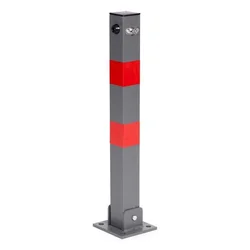 ModernHome Sklopiva parking barijera stub, 60cm, Siva