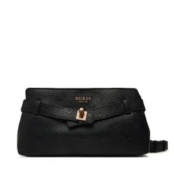 Guess Ročna torba Ella Logo Mini HWPD97 46730 Črna