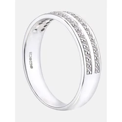 DIAMANT LETERNEL Prstan srebrna