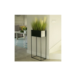 Stojan za cveće 90x44 cm crni