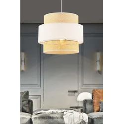 Opviq Luster Cascade Hazeran, 30x30cm, Bež-beli