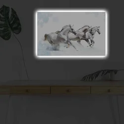 Zidna slika sa LED osvetljenjem 4570DHDACT-038, 45x70 cm