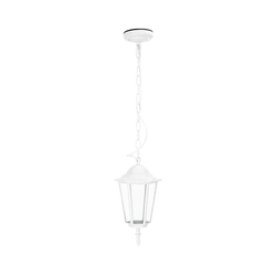Spoljašnji luster na lancu 1xE27/60W/230V IP44 bela