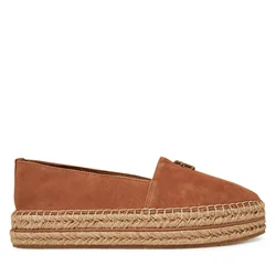 Espadrile Tommy Hilfiger Suede Platform Espadrille FW0FW08586 Rjava