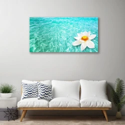 tulup.si Slika na platnu Voda flower art 100x50 cm