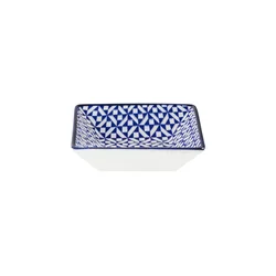 MADAME COCO Reve Bleu Činija za serviranje, 12.2X3.2cm, Plavo-bela