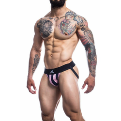 Cut4Men JOCKSTR4P01 Jockstrap Pink Stripes XL