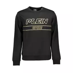 PLEIN SPORT Muški Duks FIPS210_NERO_99-BLACK, Crni