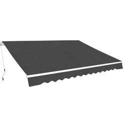 Sklopiva tenda na ručno upravljanje 450 cm antracit