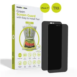 Mobile-origin Screen Guard Privacy with easy applicator, 2 pack - iPhone 2025