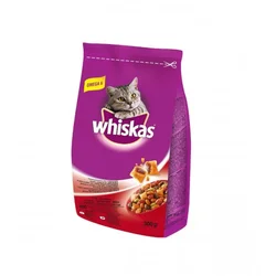 WHISKAS Suva hrana za odrasle mačke, Govedina, 300 g