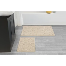 Lessentiel Maison Set 2 prostirke za kupatilo Svetlobraon