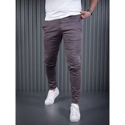 Denistar Muške pantalone 100/2635-4, Regular, Tamnosive