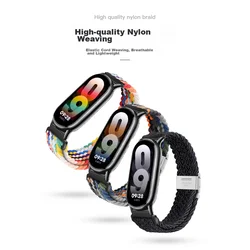 Chensong Zamenska narukvica za pametni sat za Xiaomi Smart Band 8, Crna
