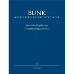 BUNK:COMPLETE ORGAN WORKS 1 NOTE ZA klaviature
