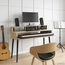 Studio radni stol Hrast sonoma 130 x 42,5 x 36 cm
