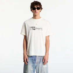 Majice Palm Angels Stamp Logo Regular Tee Off White/ Black XL