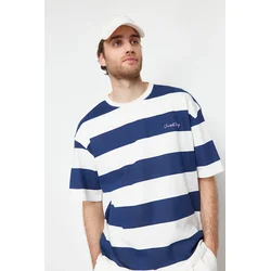 Trendyol Muška majica Tmnss24Ts00099, Tamnoplava