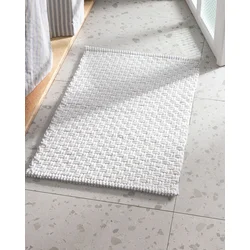Madame Coco Prostirka za kupatilo Najac, 50x80 cm, Bela