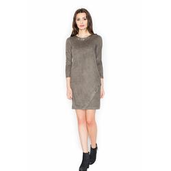 Ženska obleka Figl M455 Olive