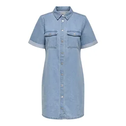 JDY Dolga srajca JDYESMEE moder denim