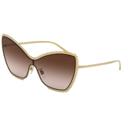 DOLCE & GABBANA Ženske sunčane naočare 0DG2240 02/13 43, Zlatne