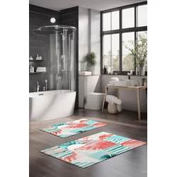 Lessentiel Maison Set prostirki za kupatilo CT-5276, 2 Komada, Šarena