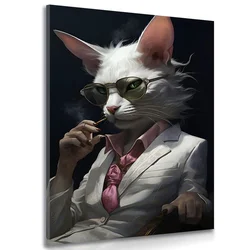 Slika živalski gangster mačka - 100x150