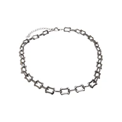 Chain necklace - silver colors
