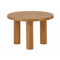 Klubska mizica Dallas 3878 Rjava, 35cm, Les, Okrogla