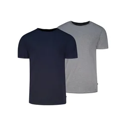 LEVIS  Majica marine/pegasto siva
