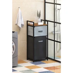 Hanah Home metalna korpa za veš Dh Drawr, 44 cm, braon