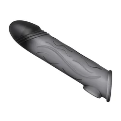 SuperLove Realistic Ultra Thin Liquid Silicone Penis Sleeve Medium