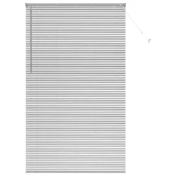 Venecijanski zastore Srebrno 220 x 130 cm Aluminij