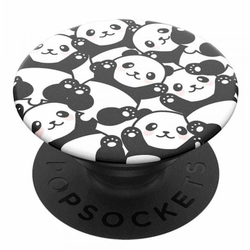 PopSocket ANIMAL FRIENDS Pandamonium PopGrip O 39.74 mm Swappable Wireless Charging Compatible Illustrated Panda Pattern 800976