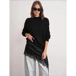 MixRay Pulover Pullover črna