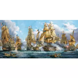 Castorland - Puzzle Morska bitka - 4 000 dijelova