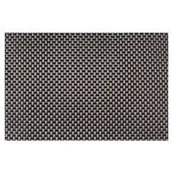 Set of 4 table mats, 45 x 30 cm, Black