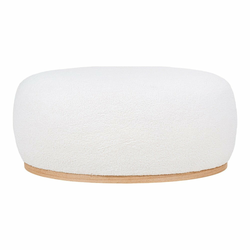Bel tabure iz tkanine bouclé Manhattan – House Nordic